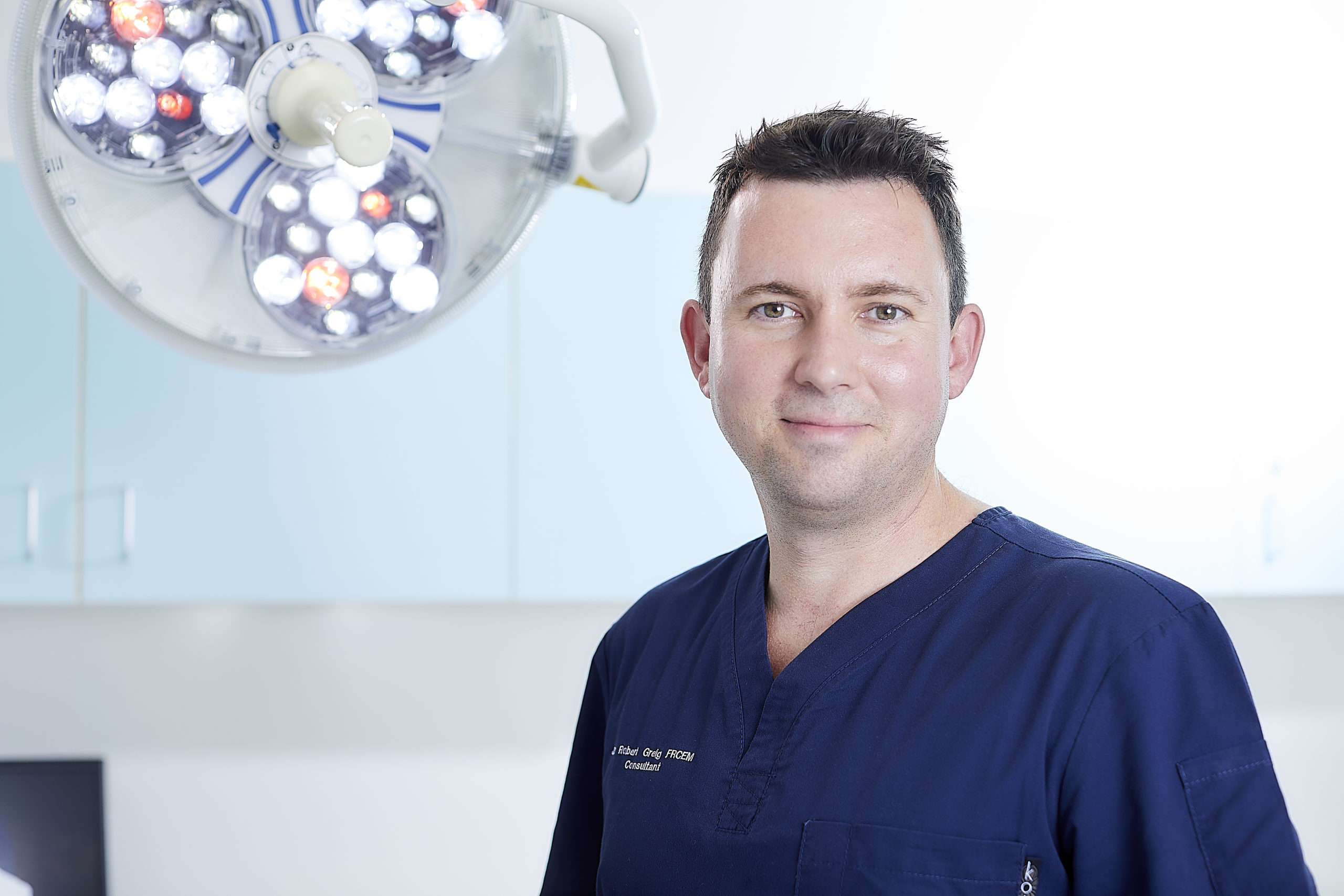 Dr Rob Greig, consultant doctor in Jersey